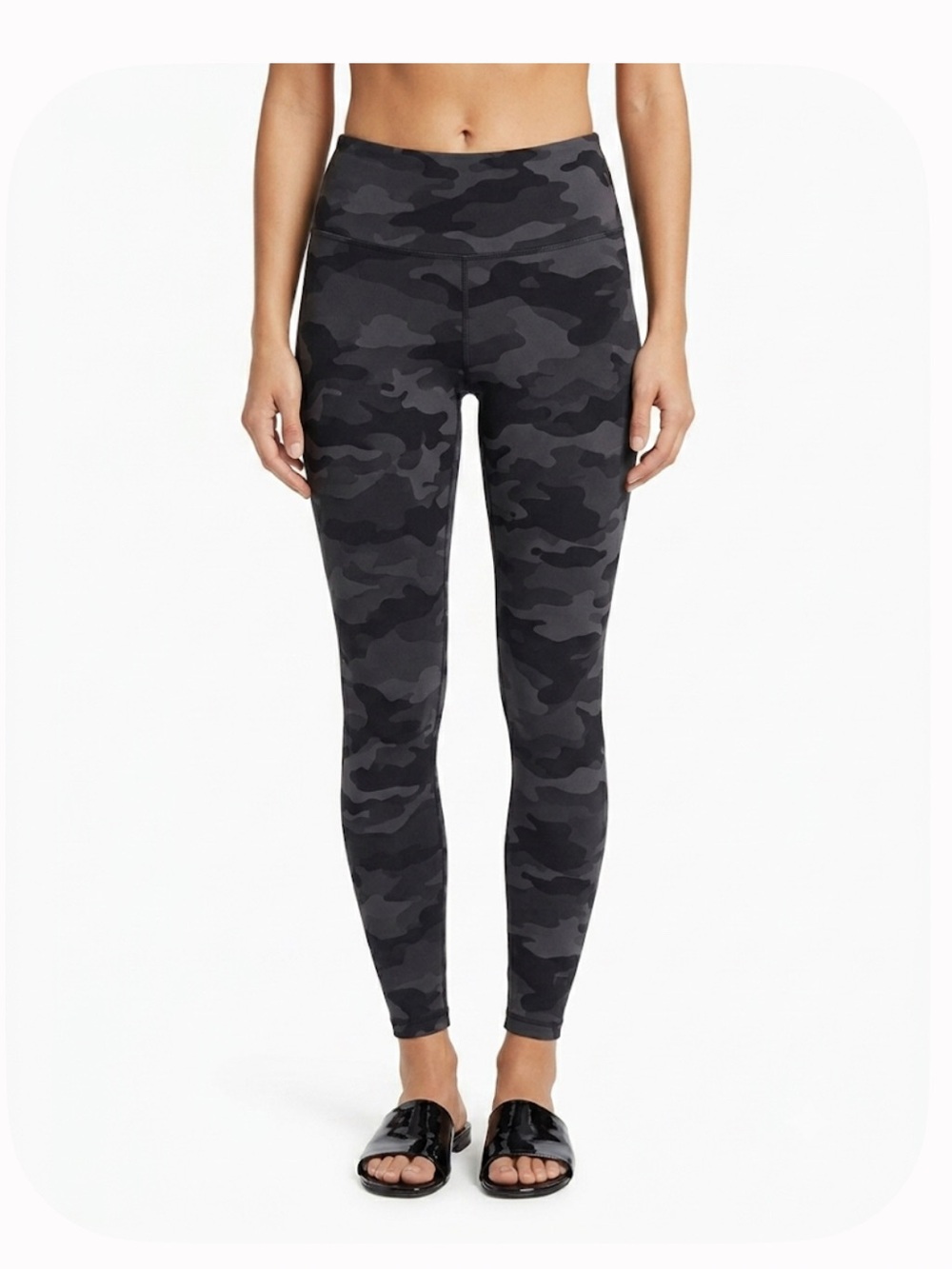 Monrow Black & Blue Camo Leggings XS